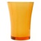 Round Toothbrush Holder Made From Thermoplastic Resins in Orange Finish